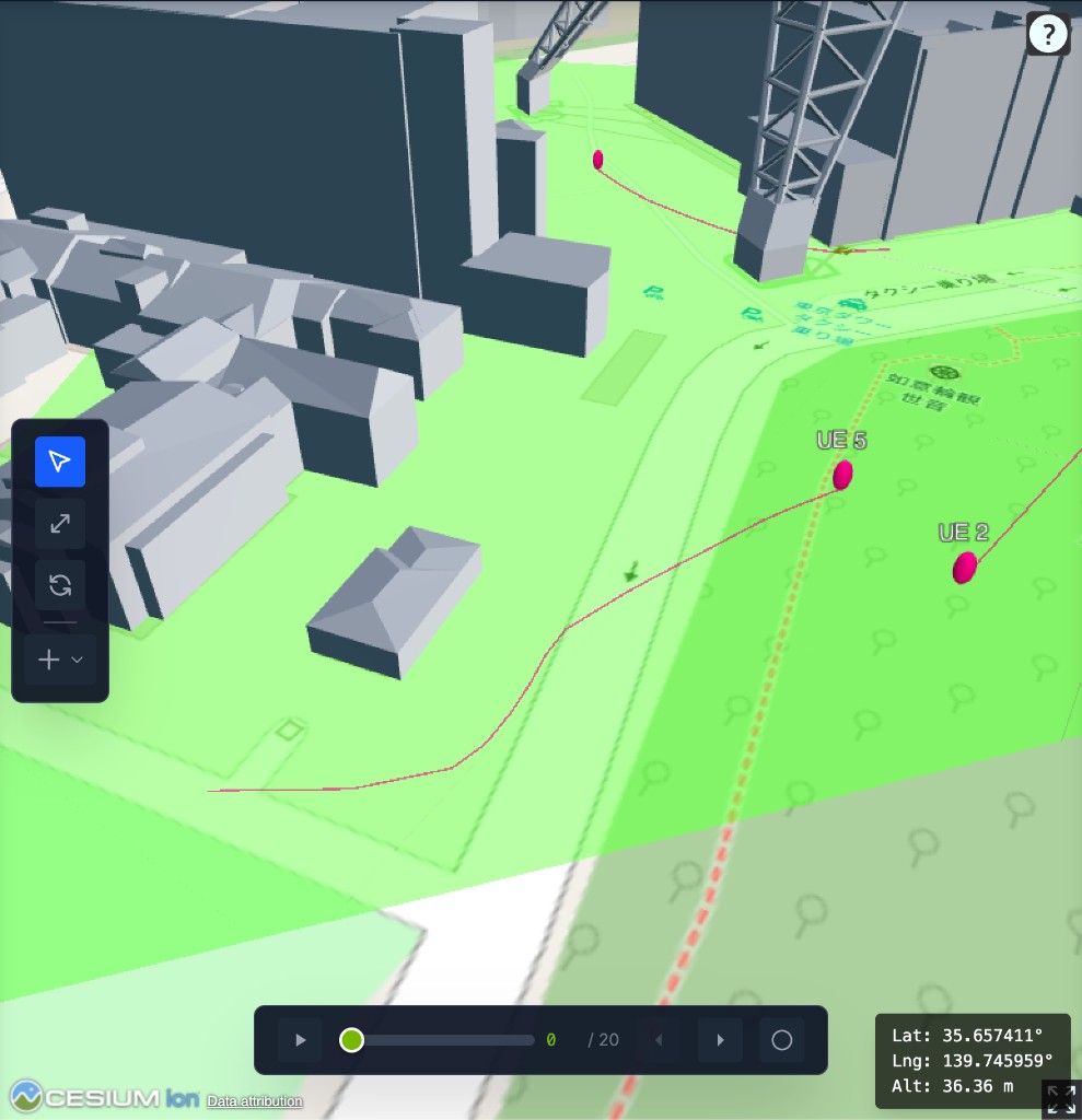 UE paths following terrain around buildings in a spawn zone