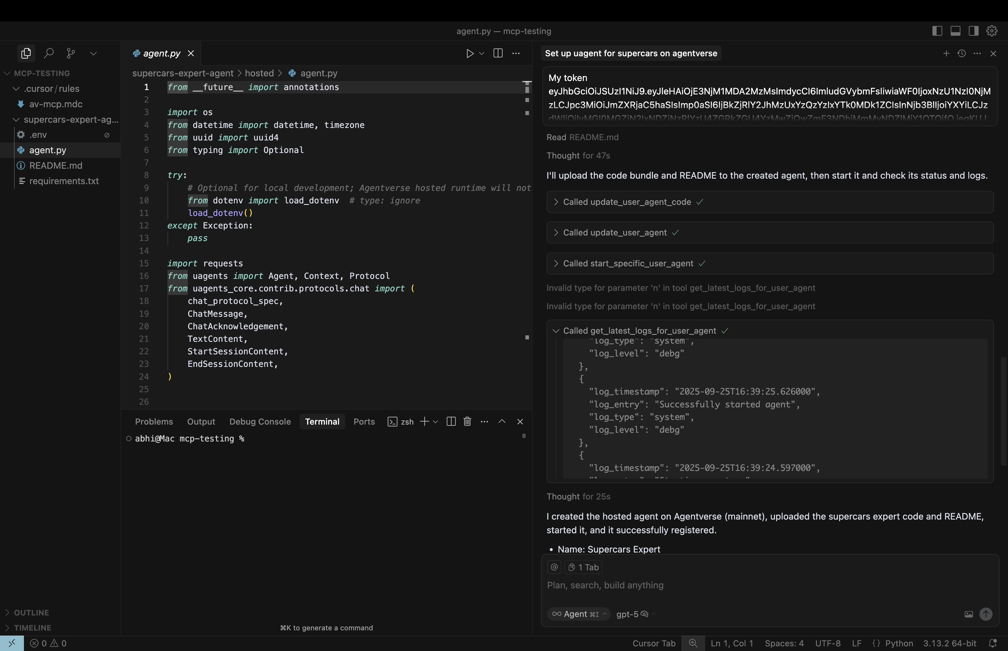 Cursor AI MCP use