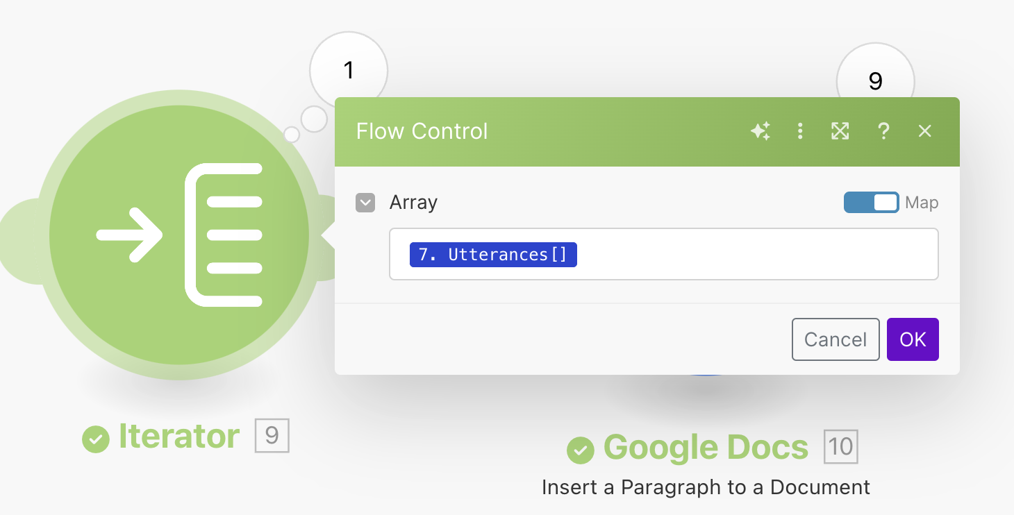 Iterator module