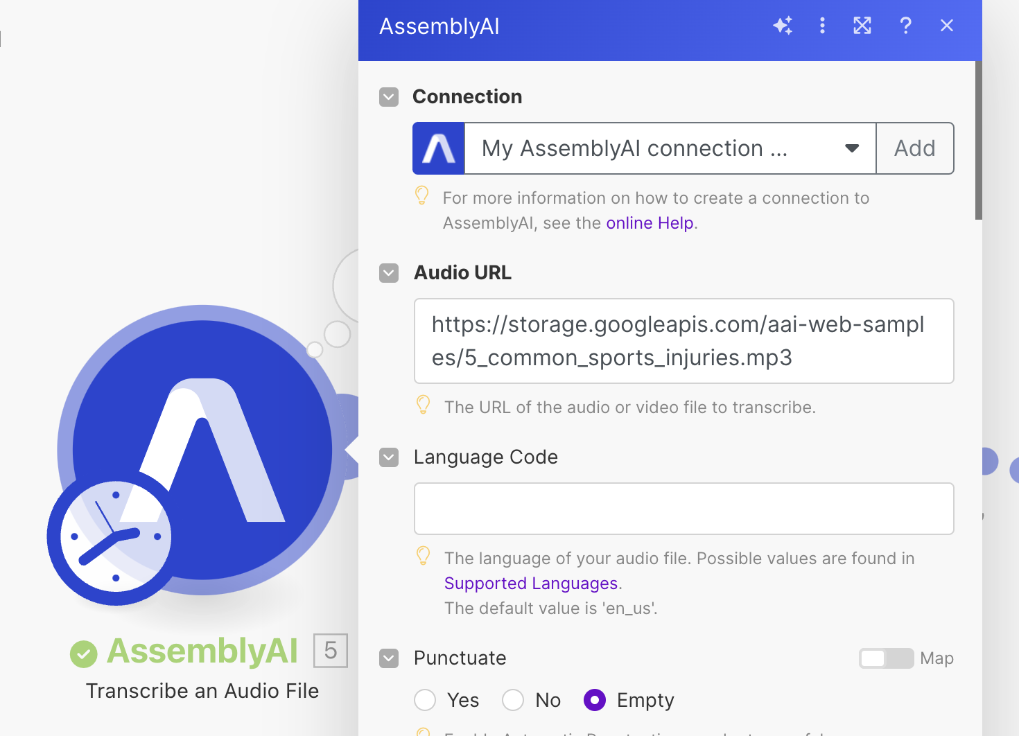 Transcribe Module