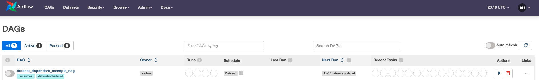 Cross-DAG dependencies | Astronomer Docs