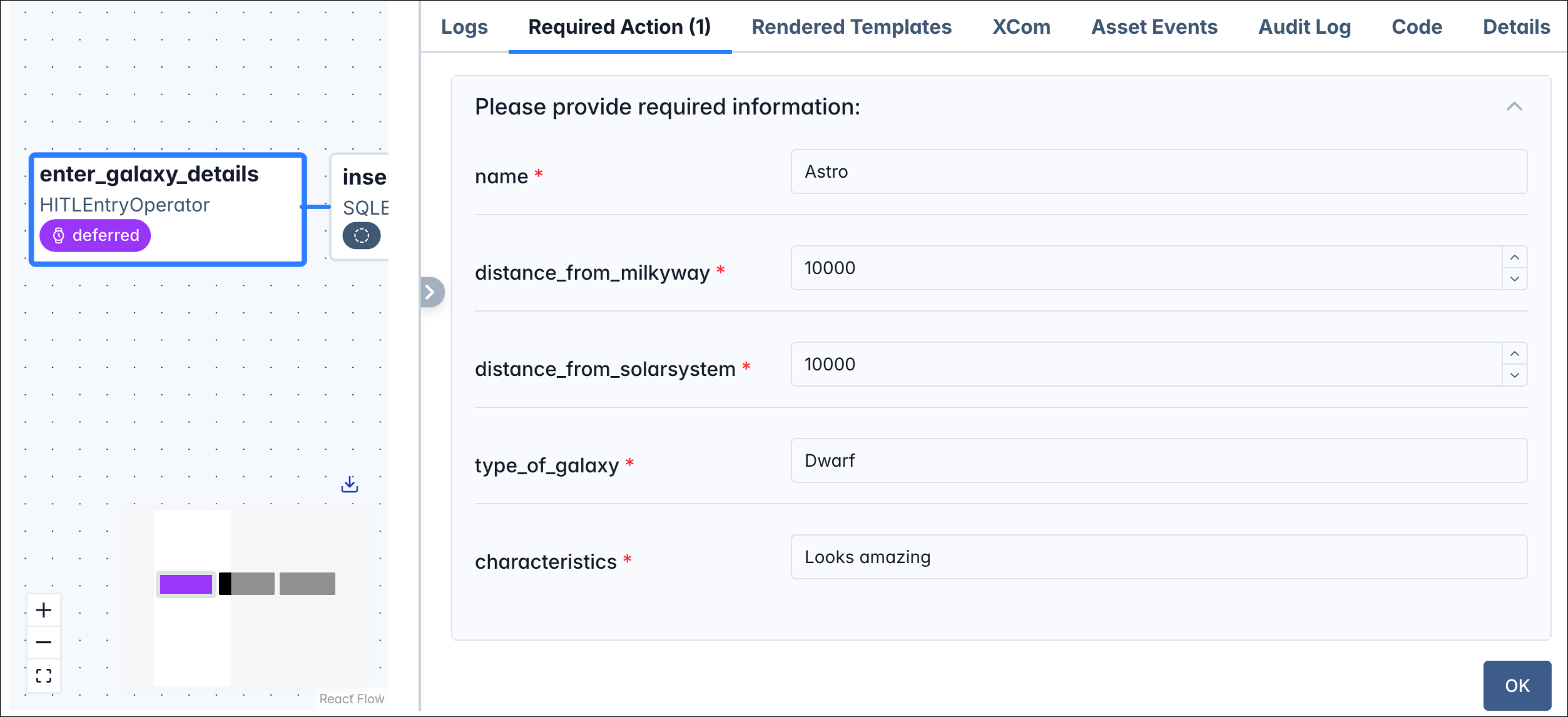 Human-in-the-loop form