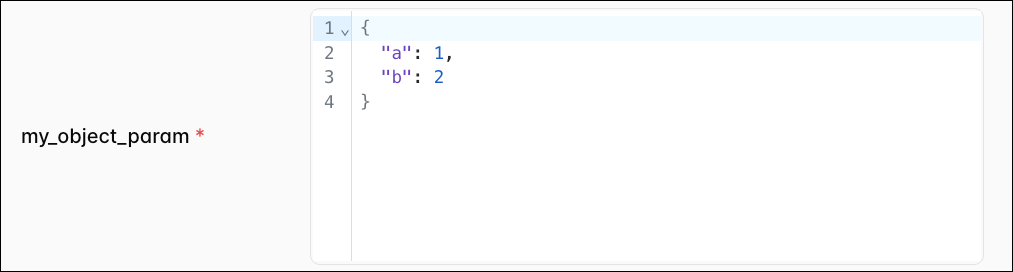 Object param example