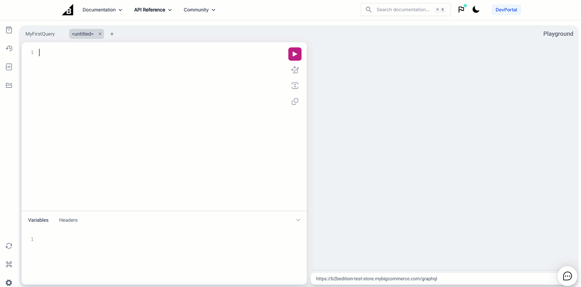 GraphQL Playground Demo