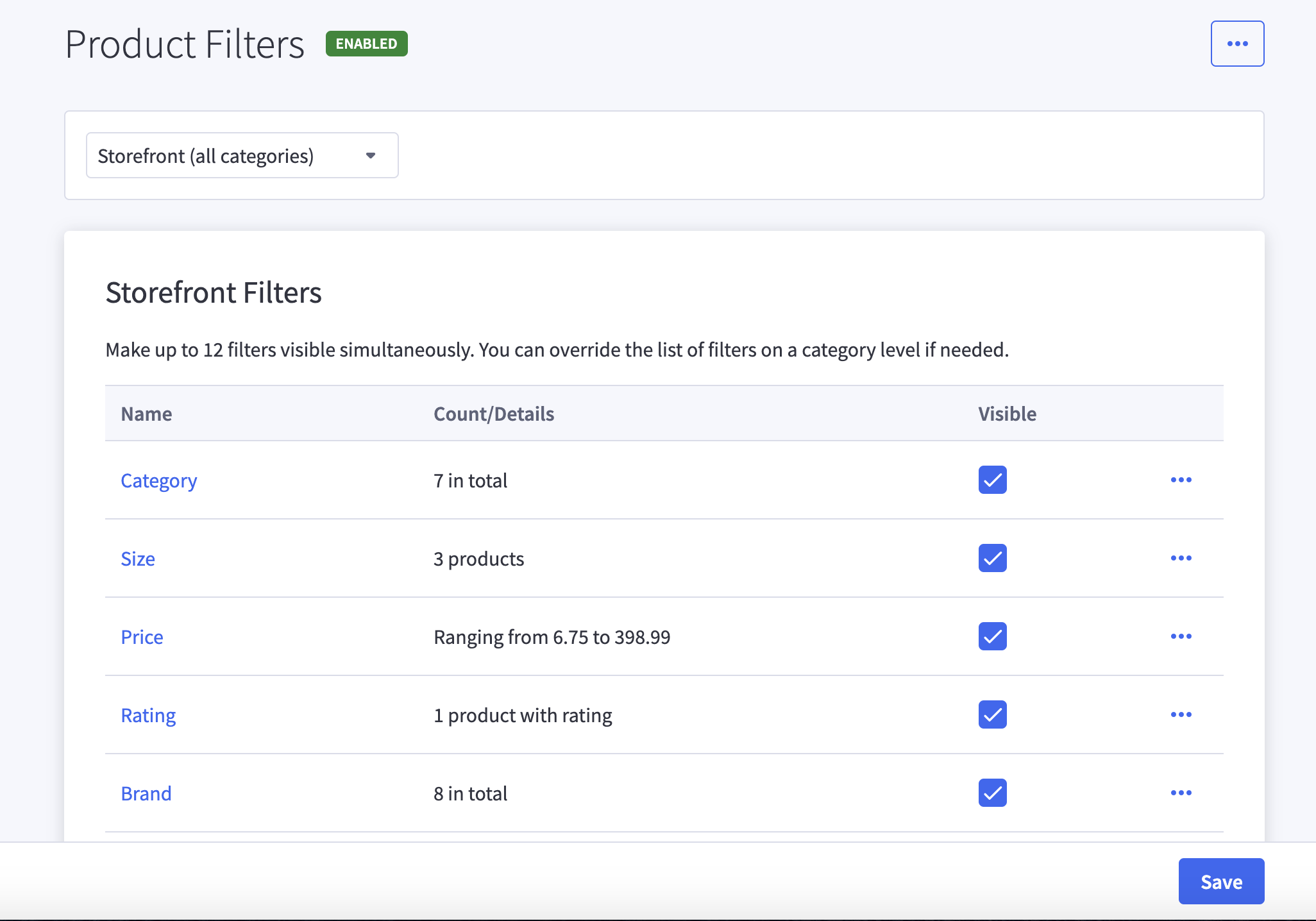 Products Filters Products Filters