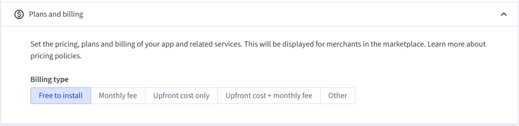 Plans and billing Plans and billing