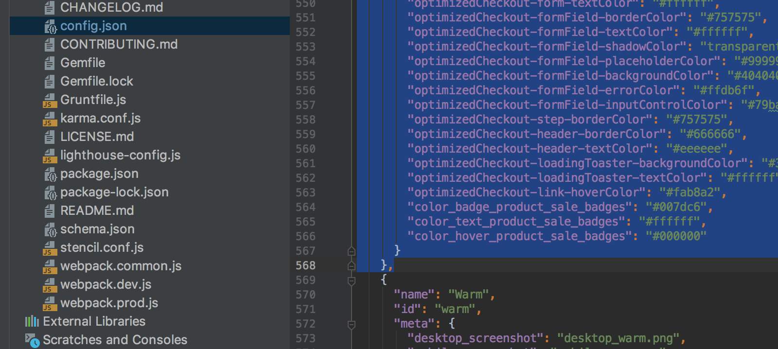 Bold variation contents