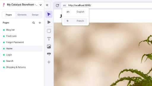 Switch locales in Makeswift