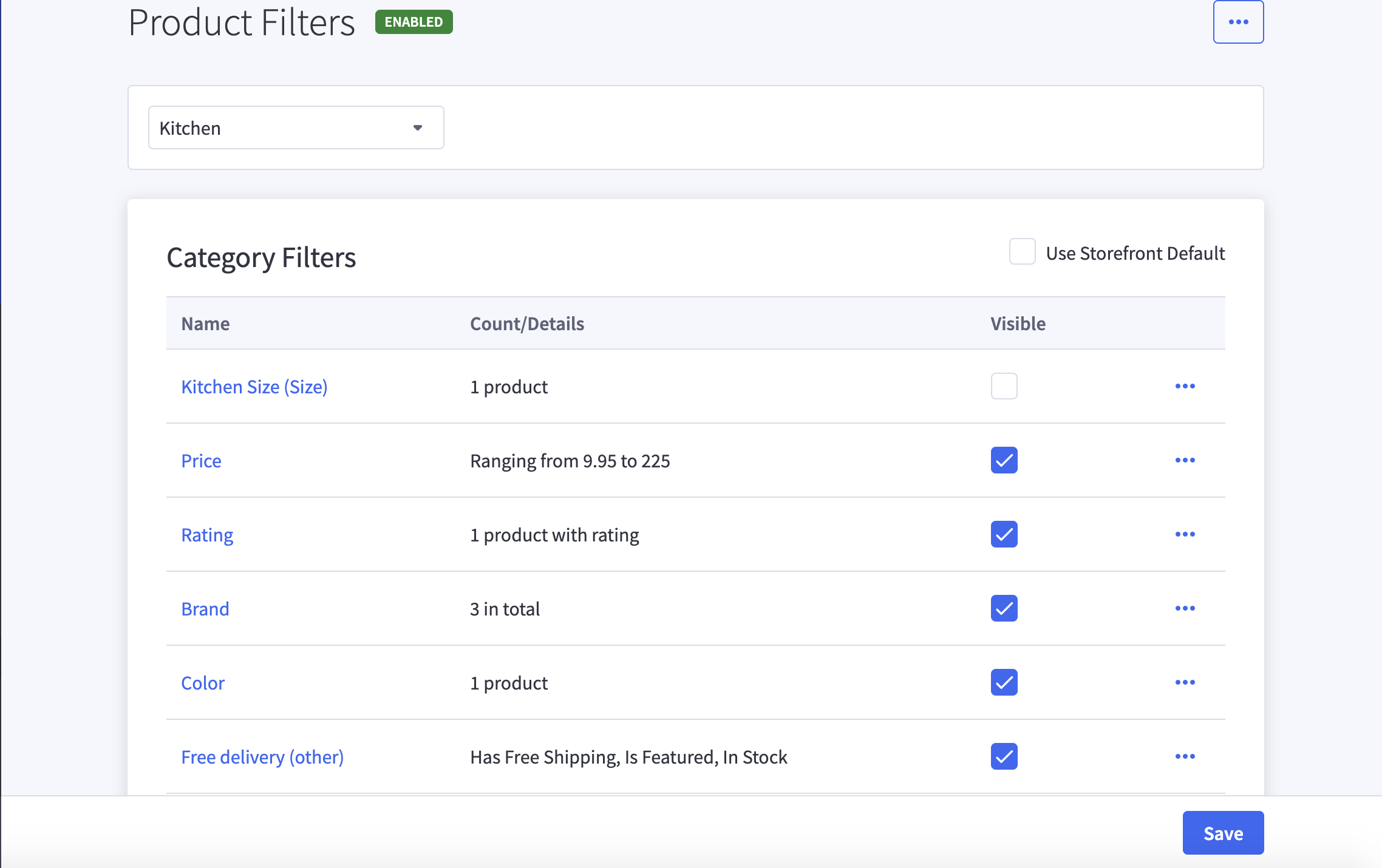 Category Filters Category Filters
