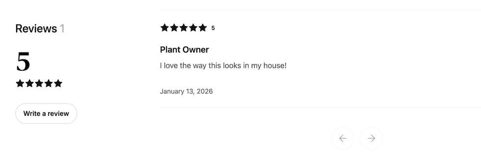 Product Reviews form