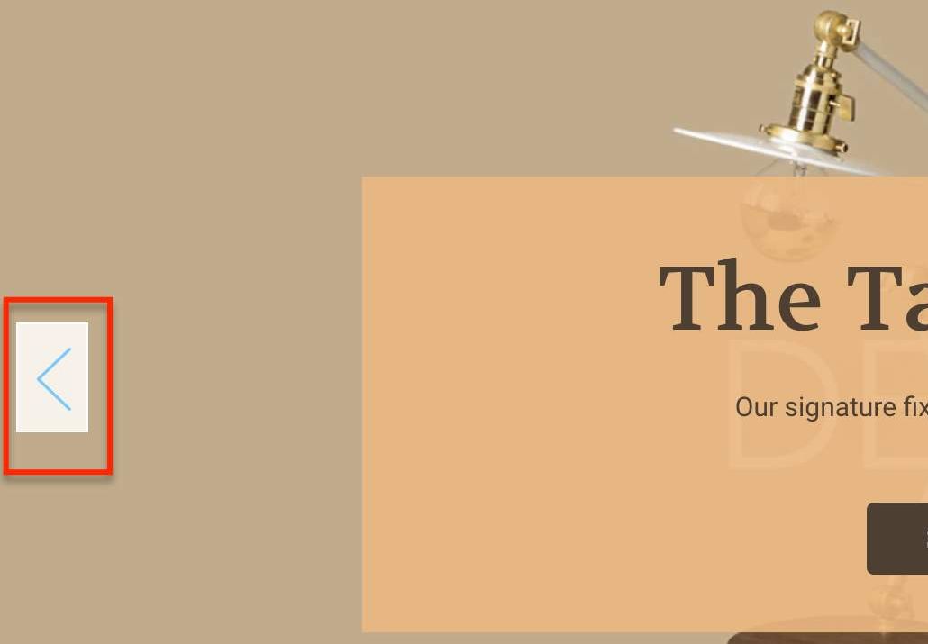 Carousel arrows changed to blue