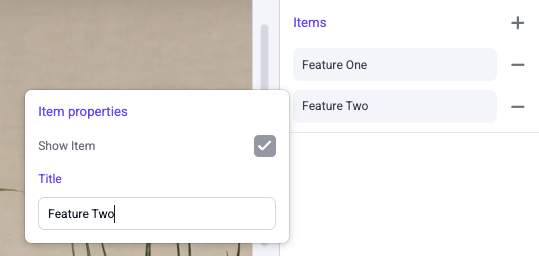 Editing a Group nested within a List