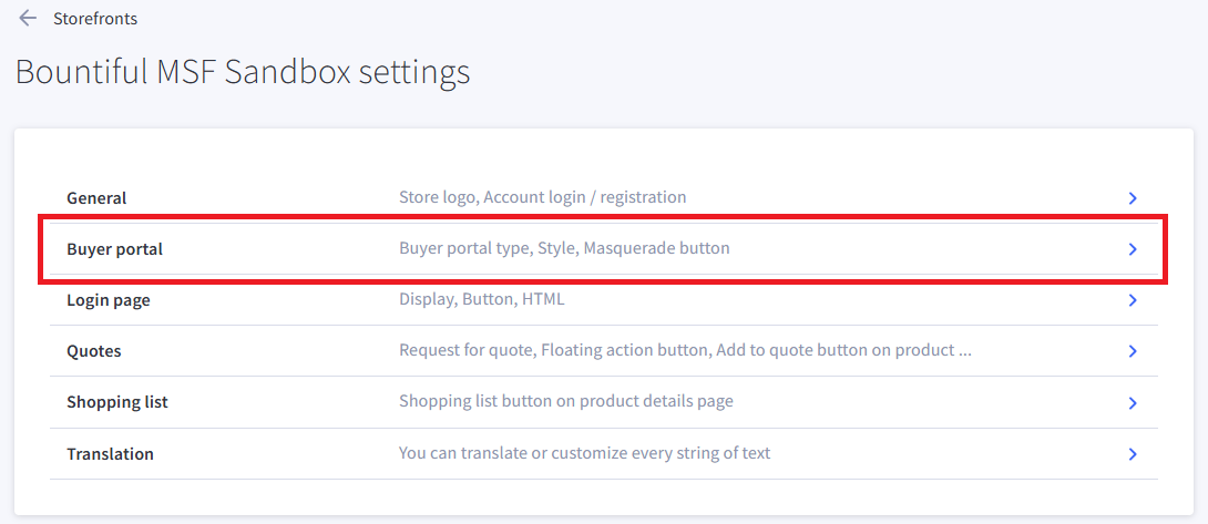 Buyer Portal Type - Catalyst - 2