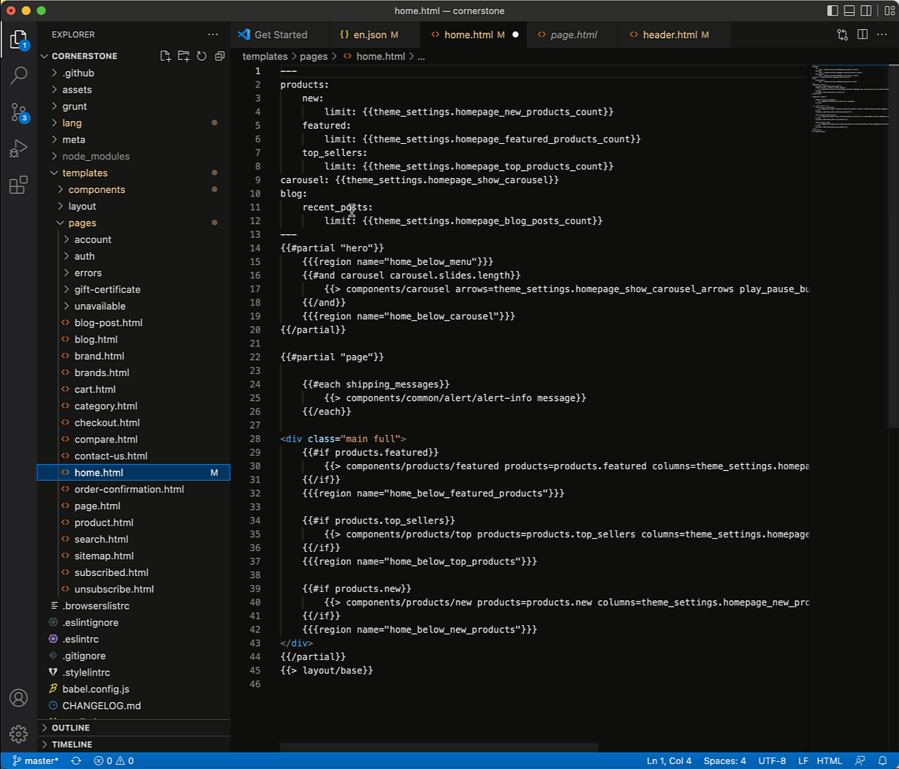 Declaring front matter objects