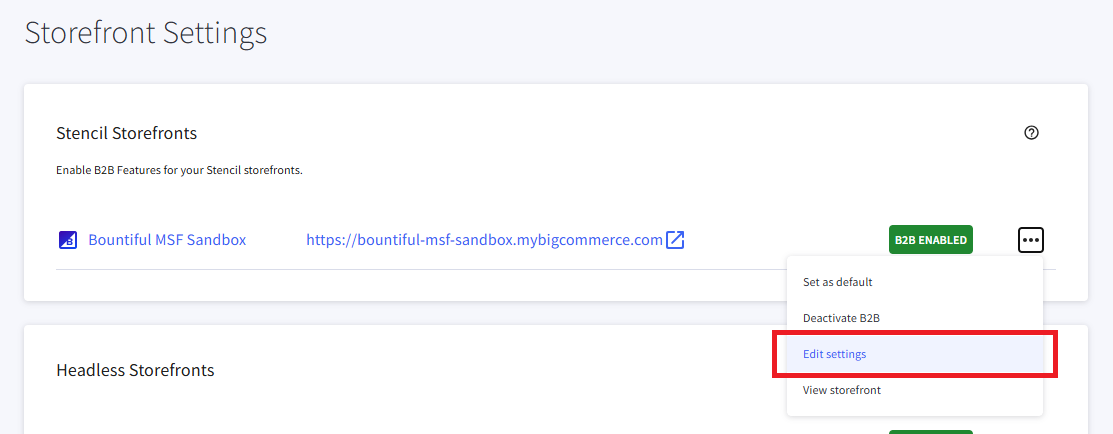 Buyer Portal Type - Multi Storefront - 1