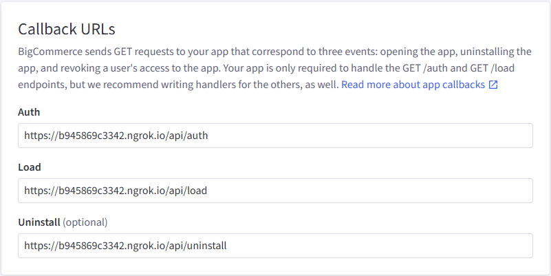 Callback URL Callback URL
