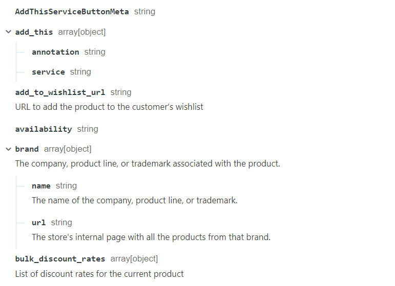 Example: Product - Global Objects