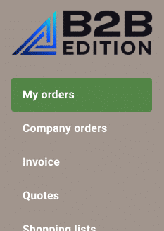 The applied styles in the navigation list items