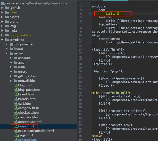 Hard-coded limit change