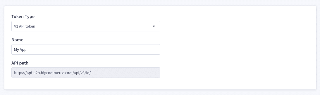 Creating a B2B API account