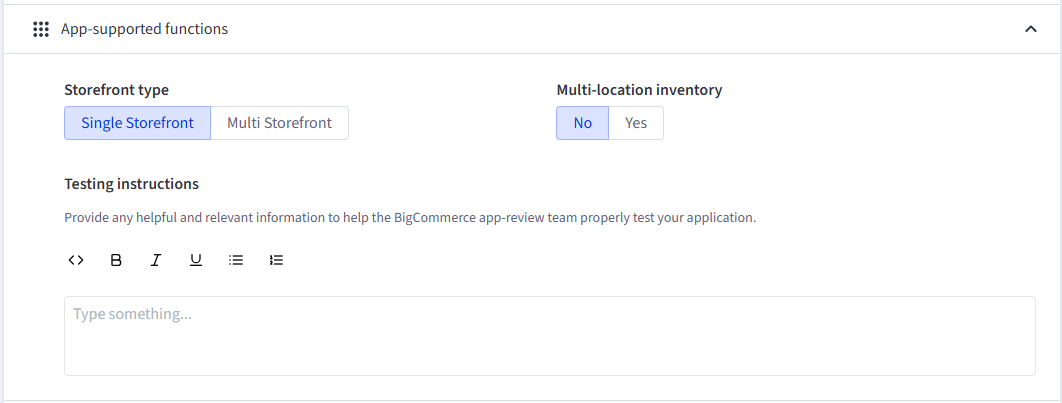 App-supported functions App-supported functions