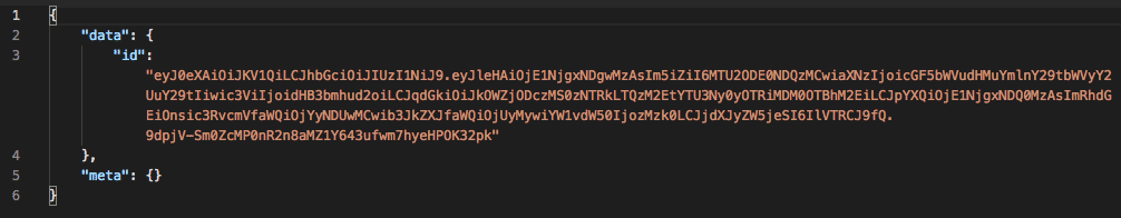Example Response - Create an Access Token