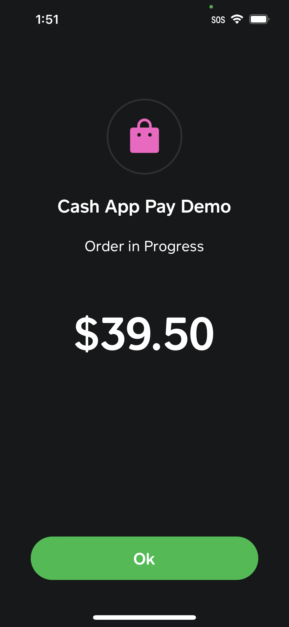 Order confirmation
