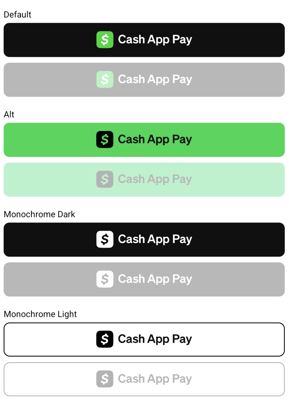 CAP Android Button basic styles
