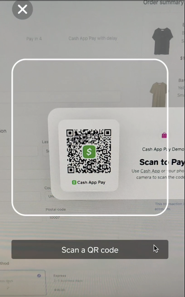Scan sandbox desktop QR code