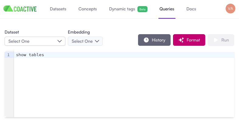 Overview of the Coactive query engine