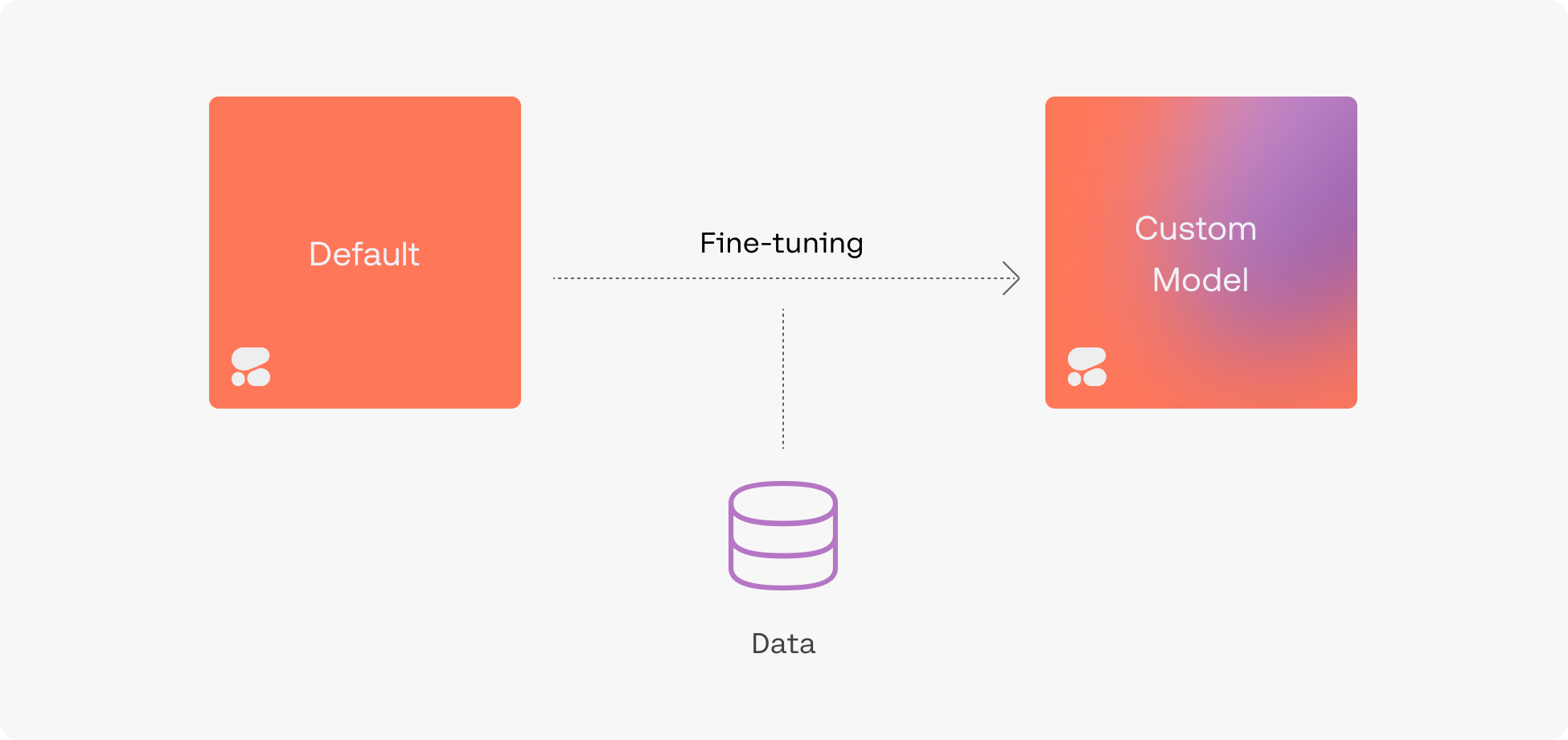 A diagram of fine-tuning.
