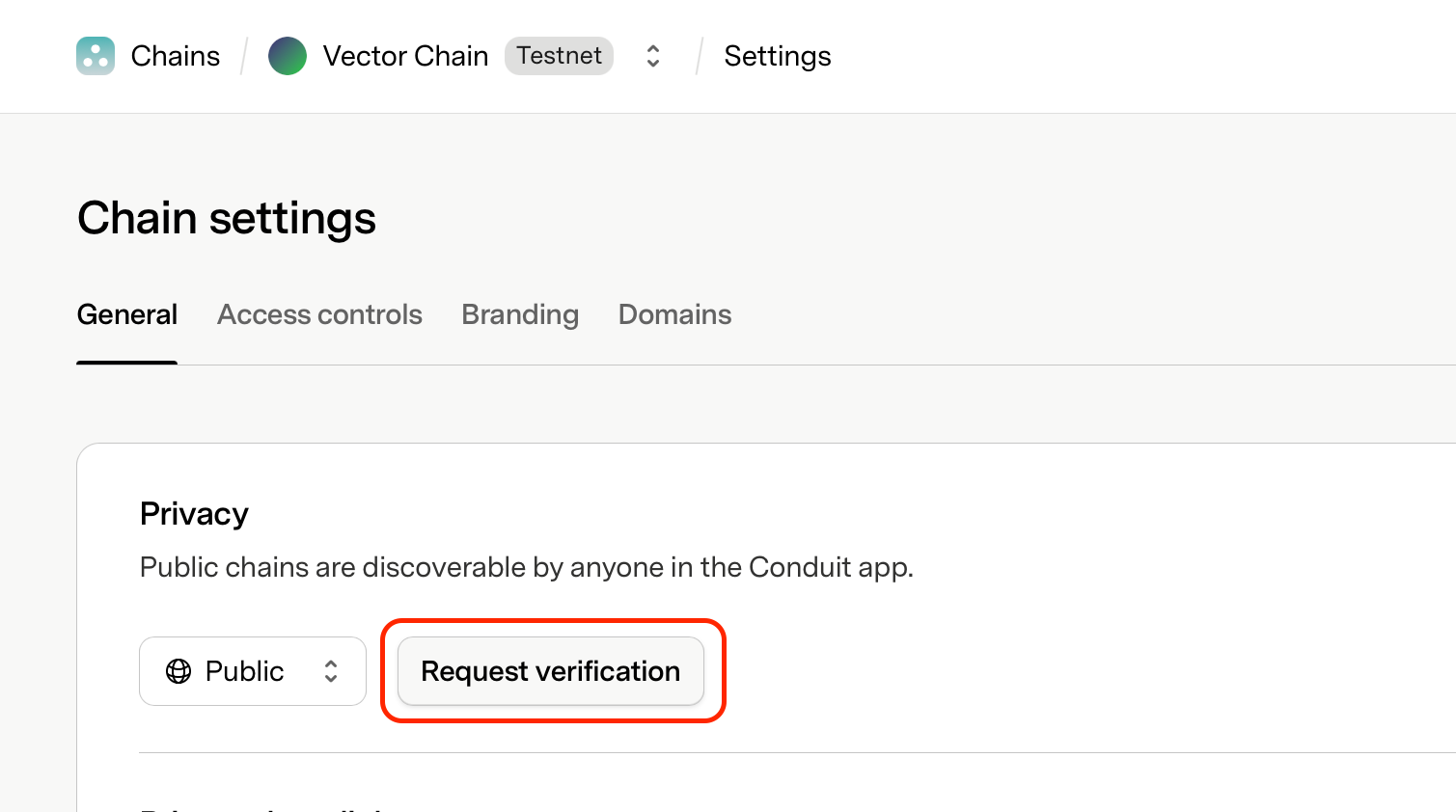 Verify Chain