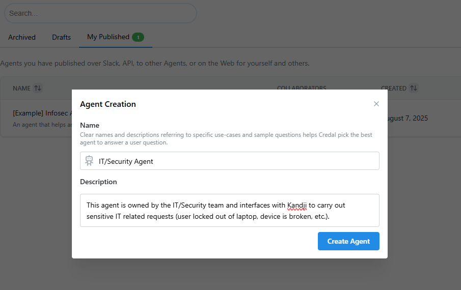 Create IT Assistant