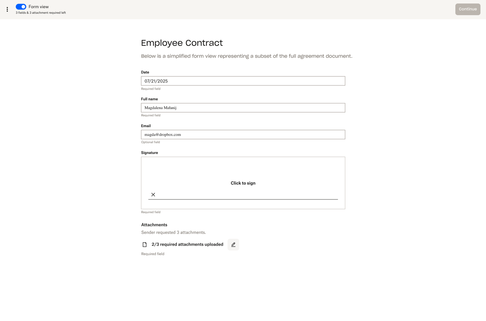 Updated signer app