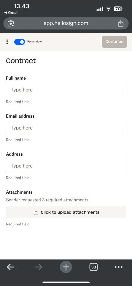Updated signer app