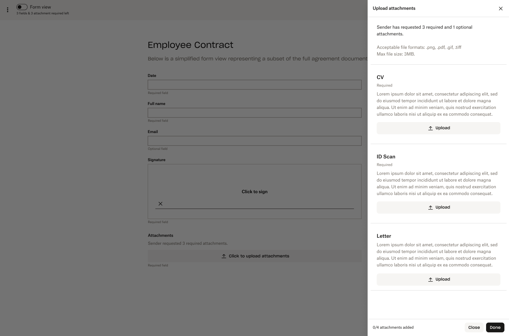 Updated signer app