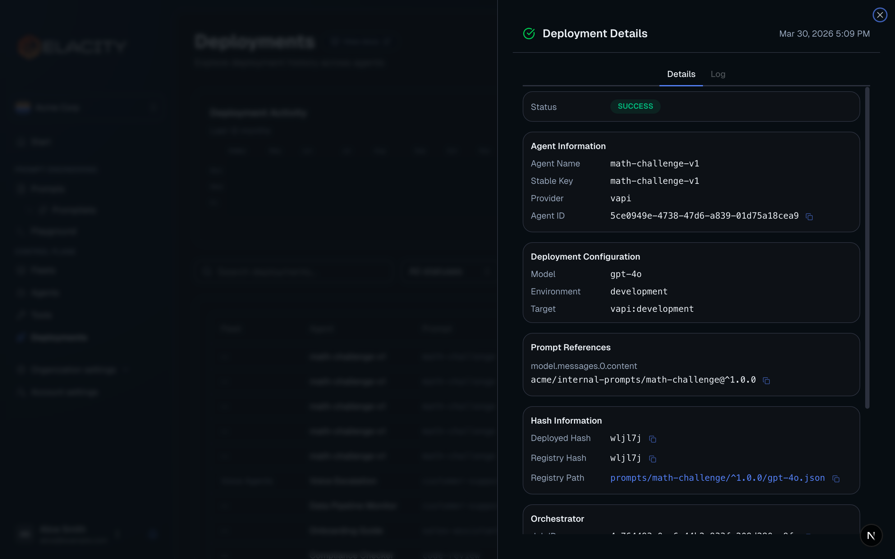 Successful deployment