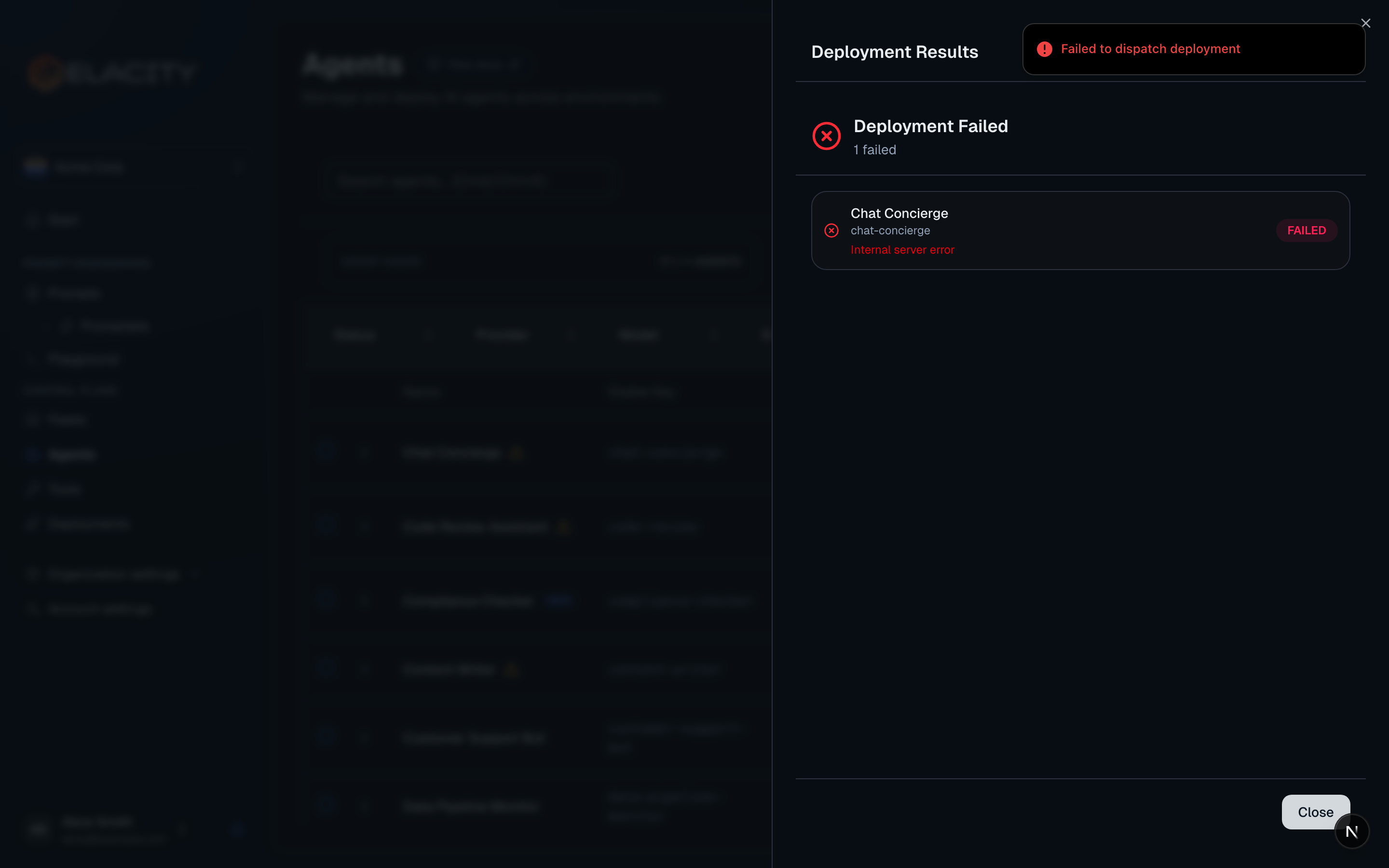 Deployment in progress