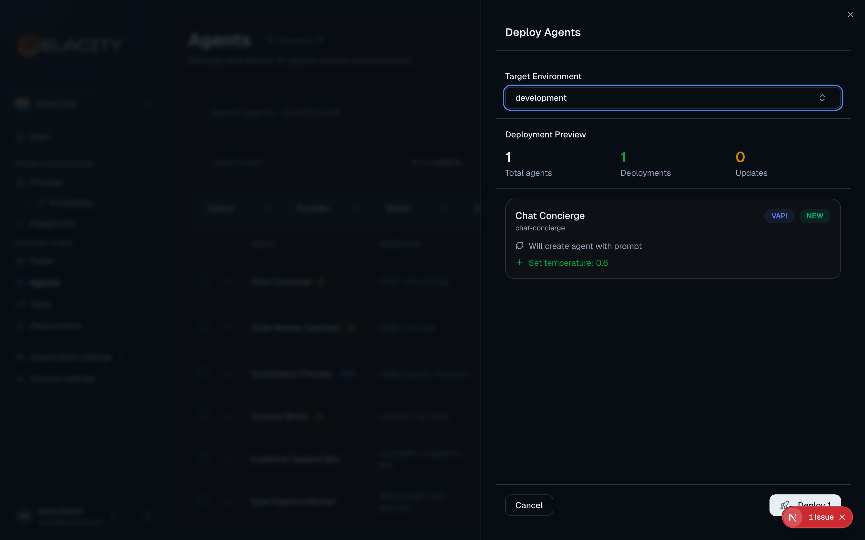 Preview the deployment