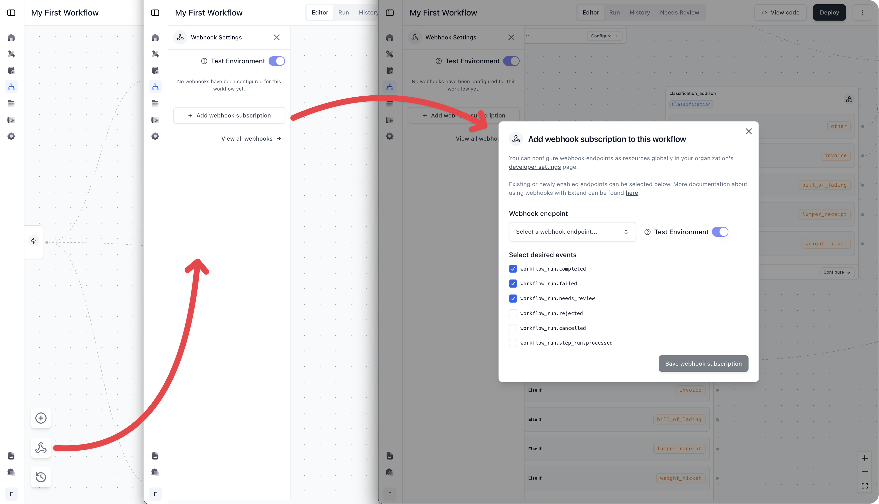 Workflow Subscription