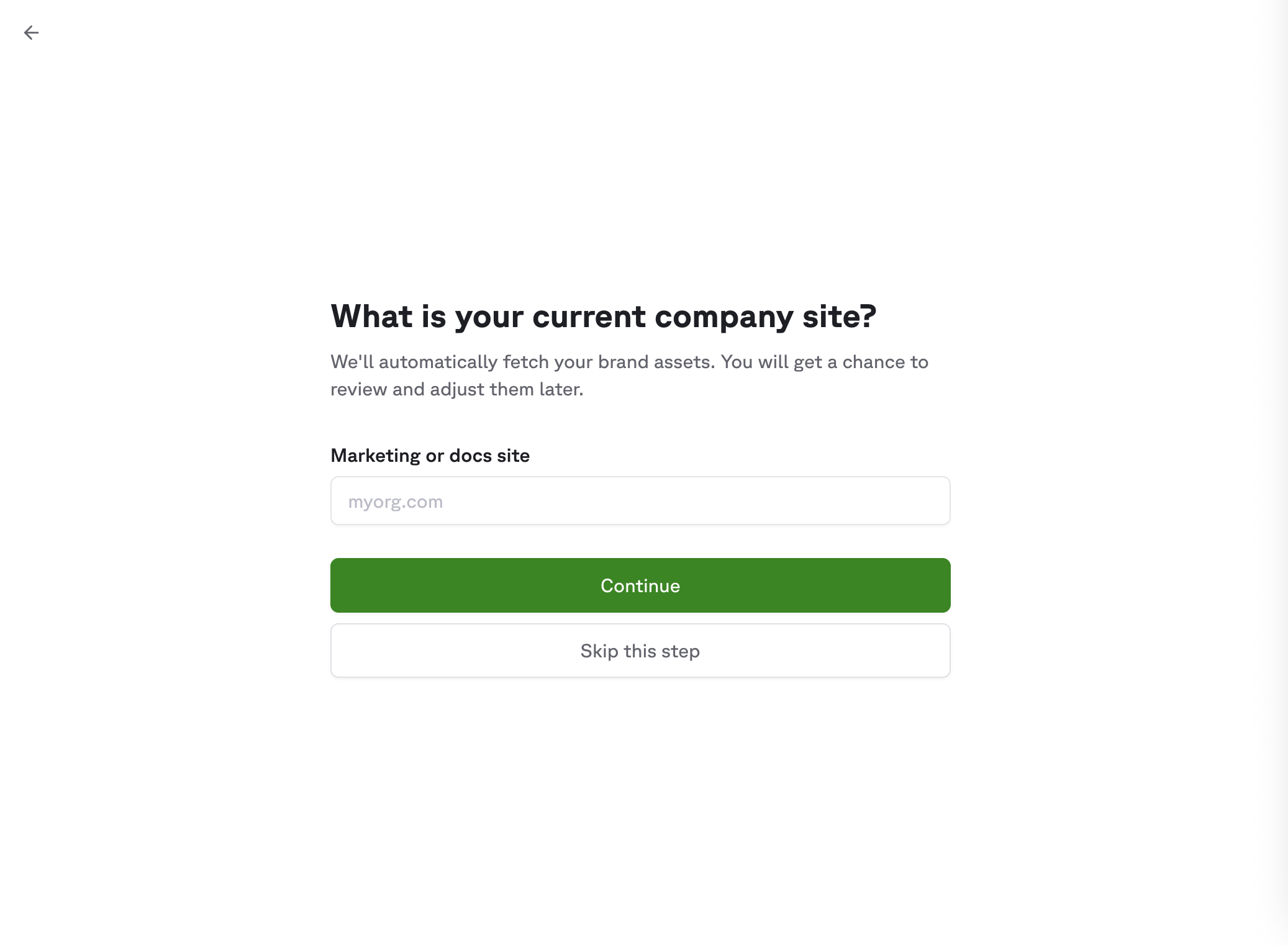 Configure branding