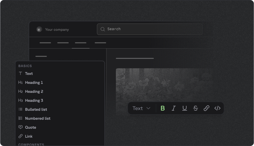 Visual Editor