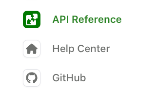 Tabs displayed in the sidebar (default)