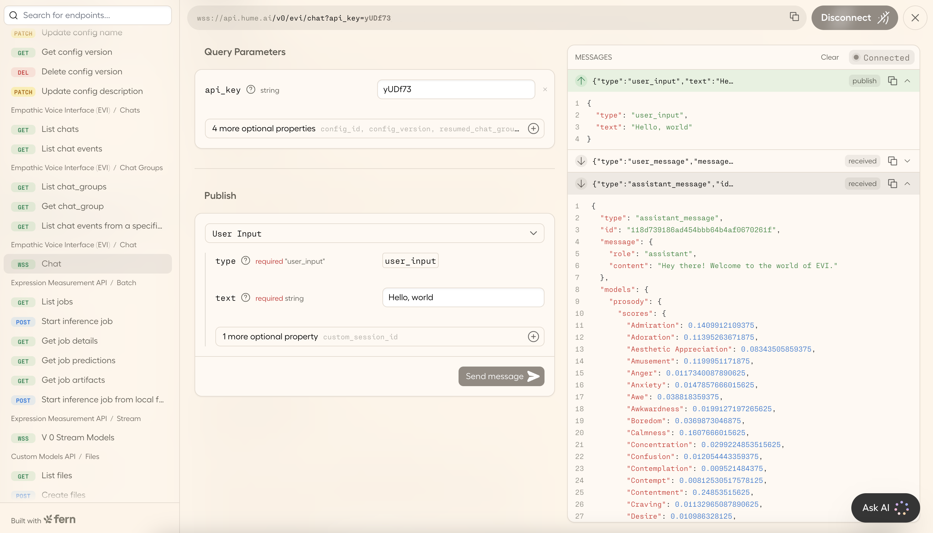 WebSocket Playground