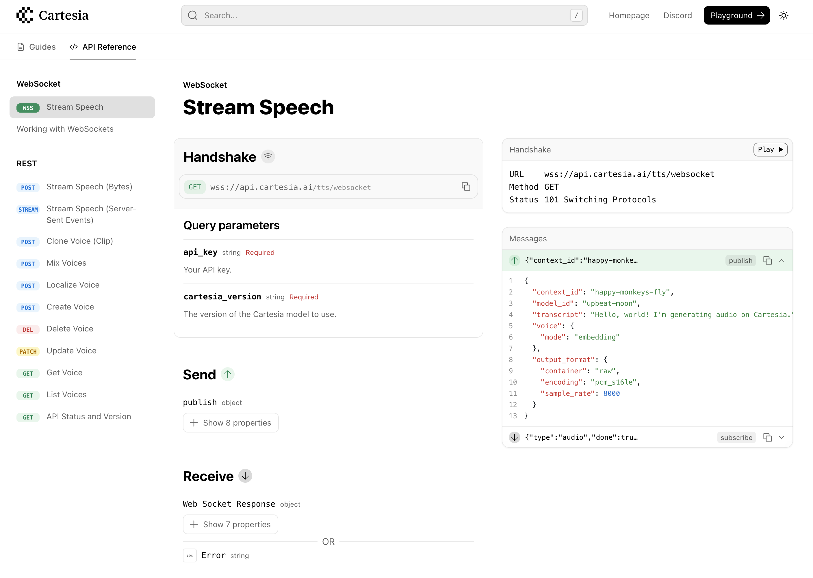 The WebSocket Reference
