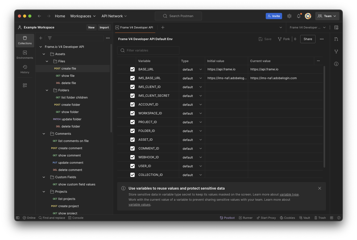 Getting Started | Frame.io API Documentation