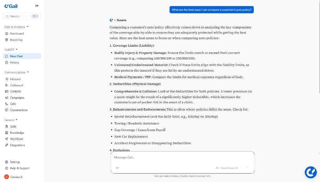 GailGPT instant response