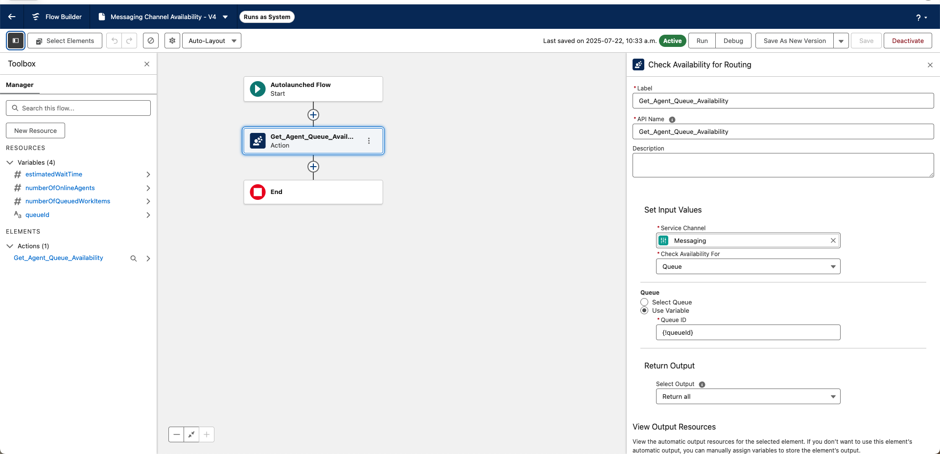 Check Availability for Routing
