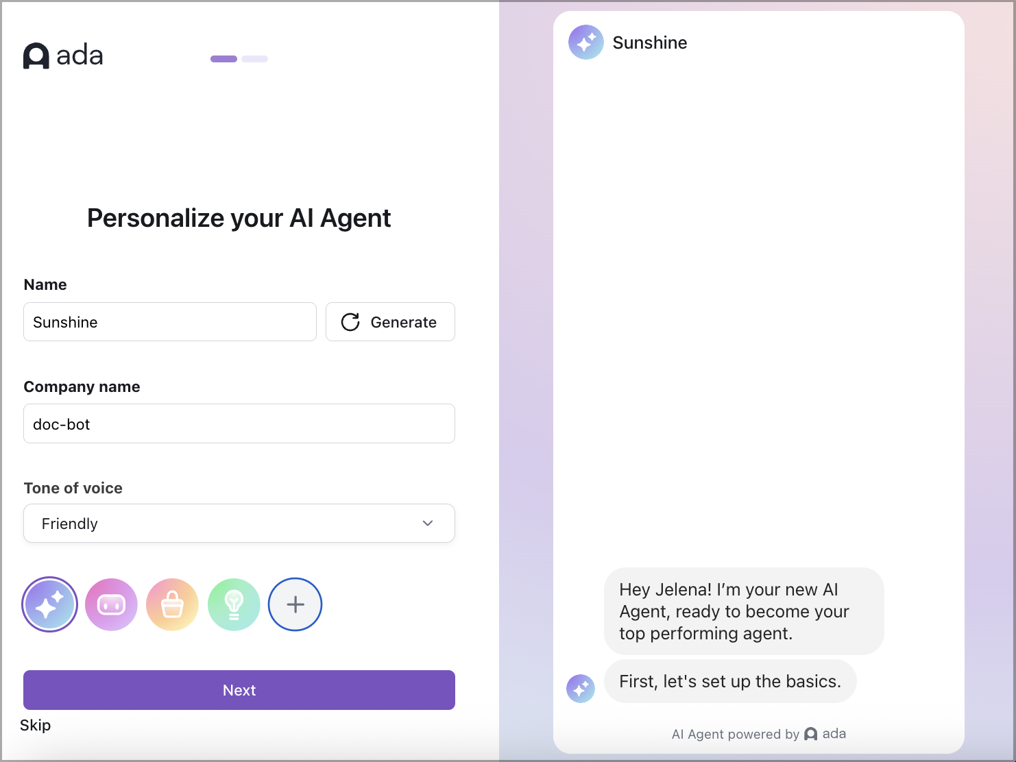 Personalize your AI Agent