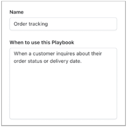 Playbooks: Start from scratch